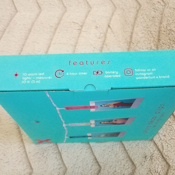 Wanderlust Led String Lights/Photo Clips - Picture 3 of 6